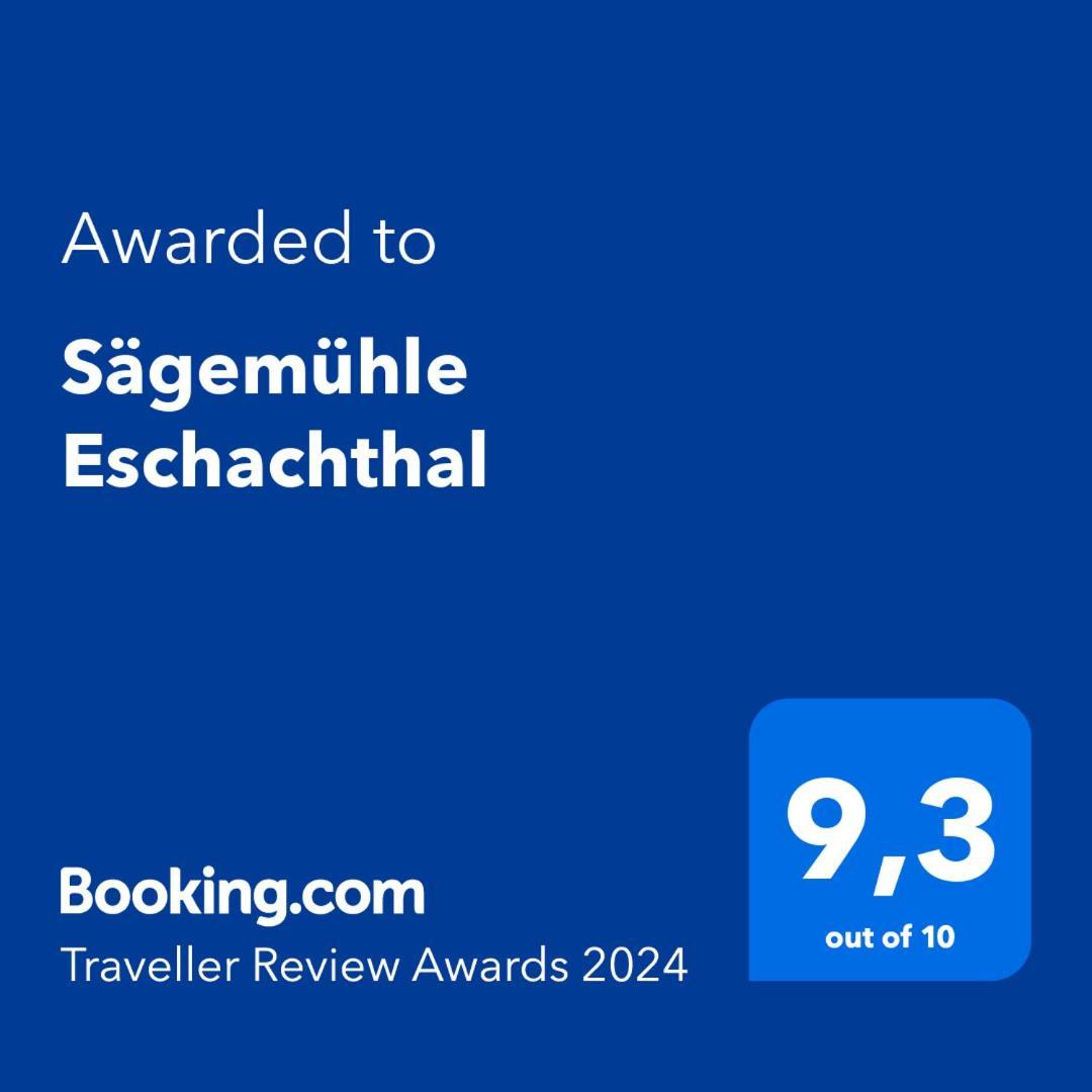 부헨베르크 Saegemuehle Eschachthal 아파트 외부 사진